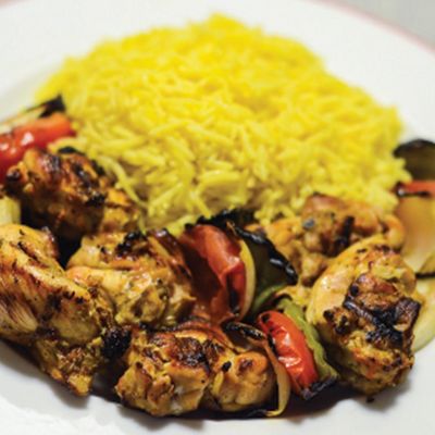 Meal 1/4 Shish Tawook, Rice, Salad And Bread