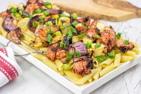 Shish Tawook With Pasta Meal