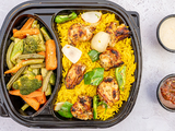 Shish Tawook With Sautéed Vegetables Meal