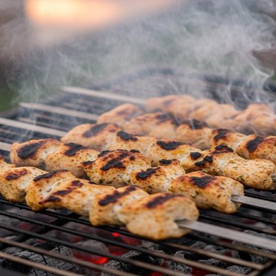 Shish Tawook on Charcoal