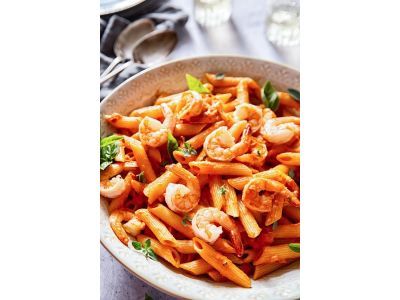 Seafood With Red Sauce Pasta