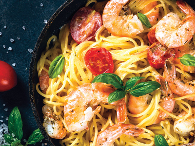 Shrimp Scampi Pasta