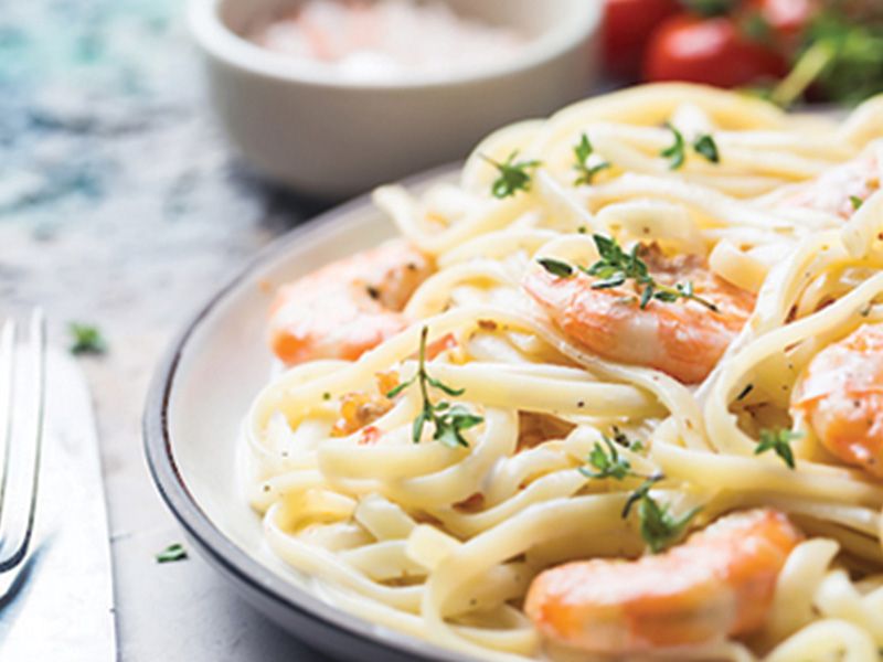 Shrimp Alfredo Pasta
