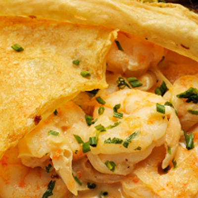 Shrimp Crepe