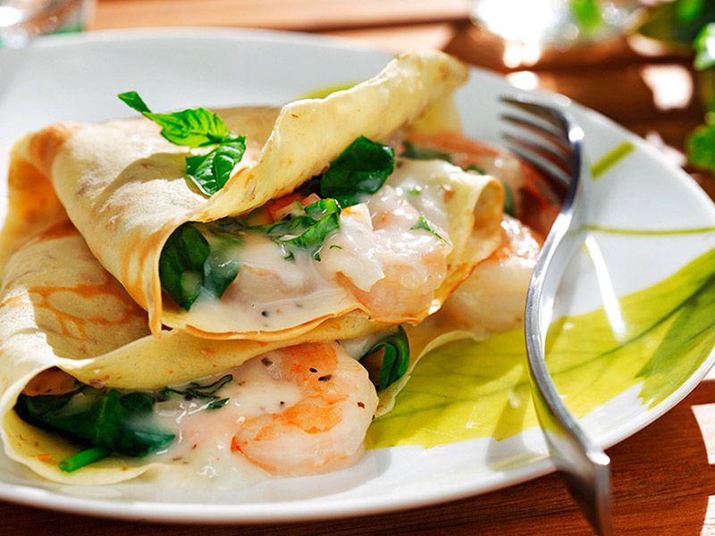 Shrimp Crepe