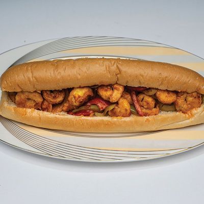 Shrimp Fajita Sandwich