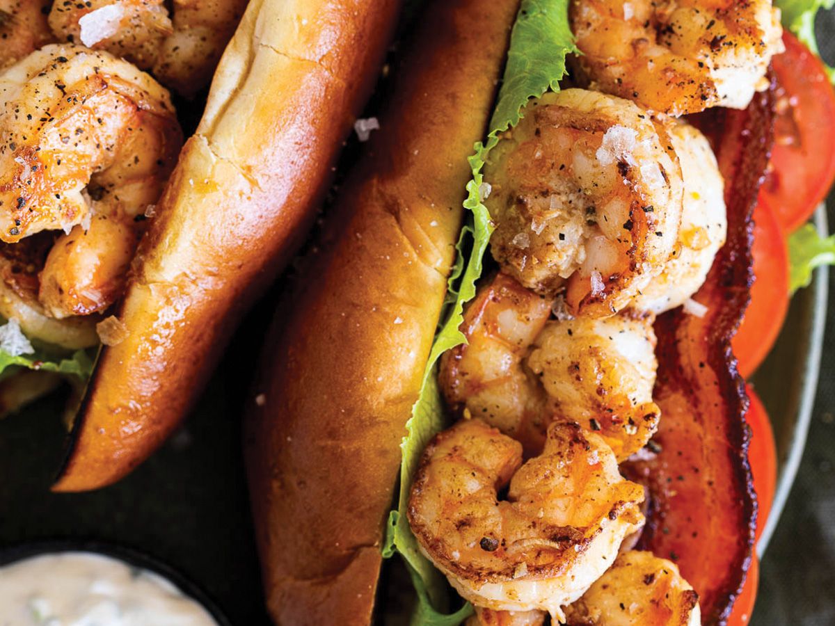 Shrimp Fly Sandwich