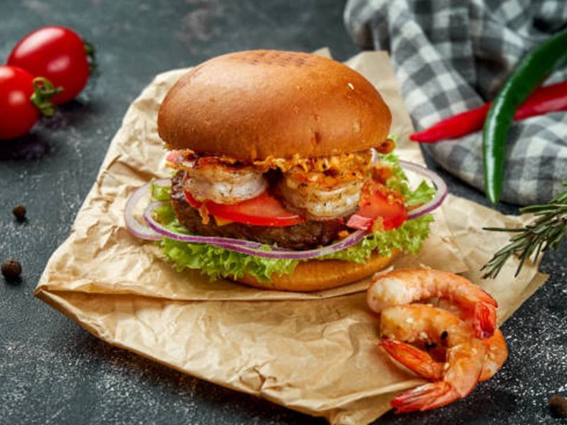 Shrimp Pane Sandwich