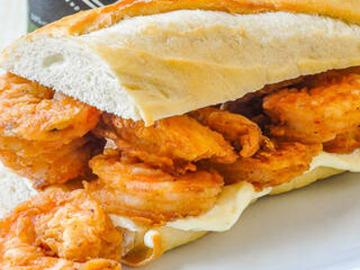 Shrimp Pane Sandwich