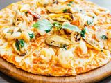 Savory shrimp pie