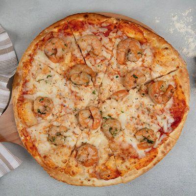 Jumbo Shrimp Pizza