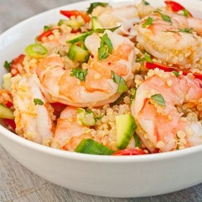 Shrimp Quinoa Salad