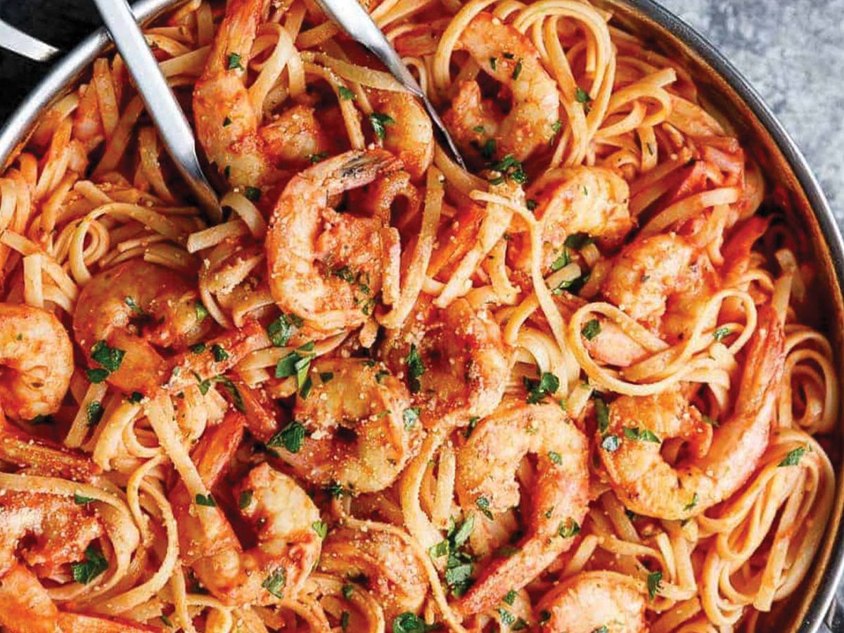 Shrimp Spaghetti - Red Sauce