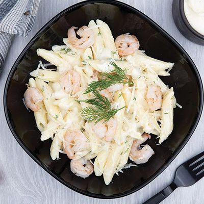 Shrimp Spaghetti - White Sauce