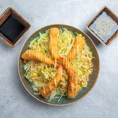 Shrimp Tempura Crispy Salad