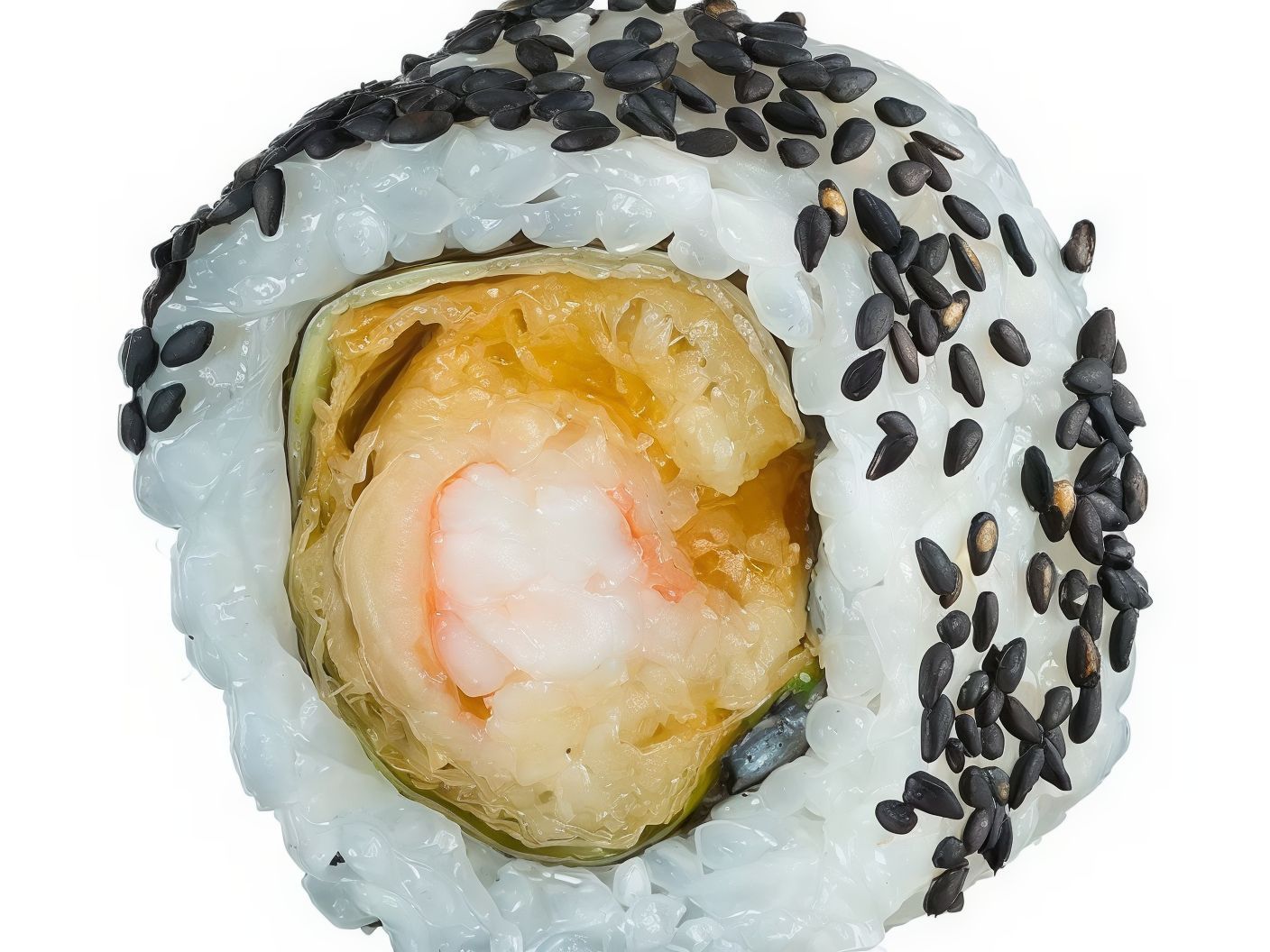 Fried Ura Shrimp Roll