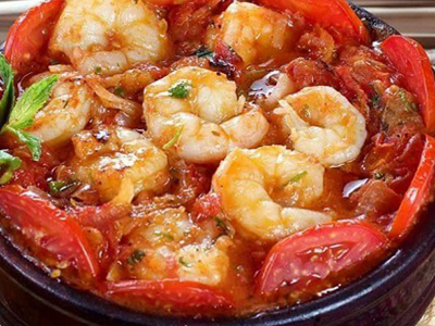 Shrimp With Alexandrian Mixture Meal