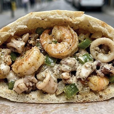 Shrimp + Squid Mix Sandwich