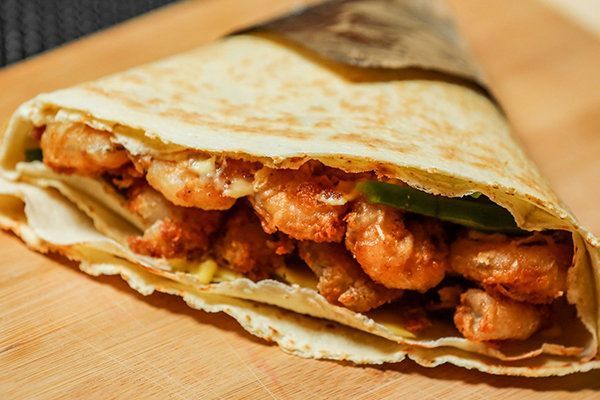 Shrimp And Crab Crepe