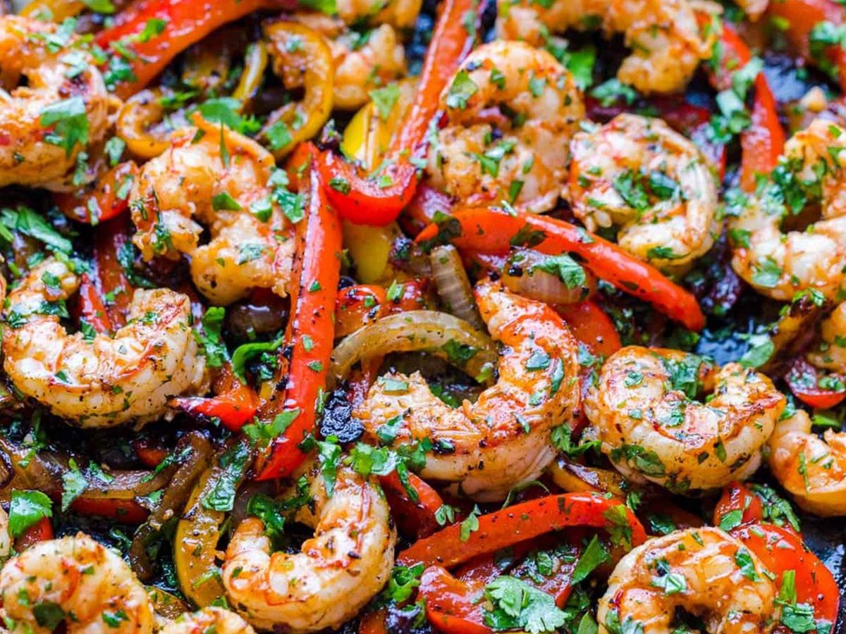 Shrimp fajita