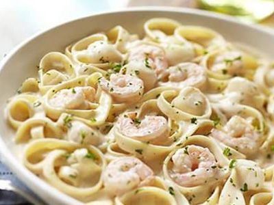 Shrimp Fettuccine Pasta