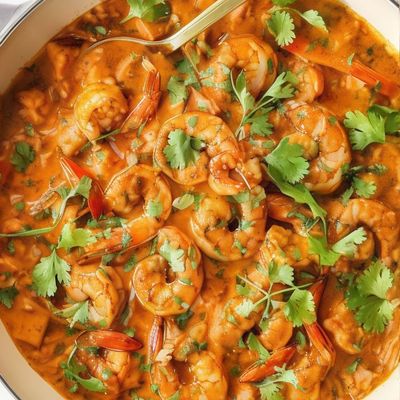 Shrimp in curry Sauce