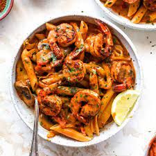Shrimp pasta