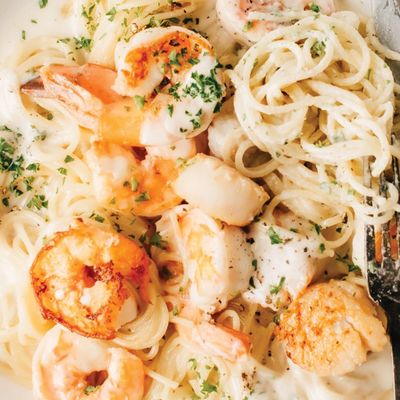Shrimp pasta