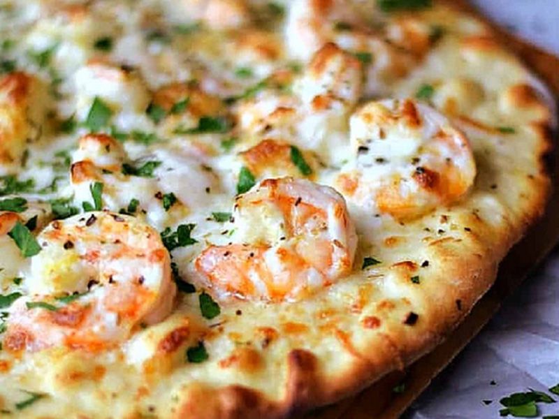 Shrimp pizza