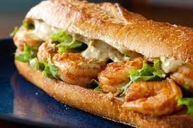 Shrimp sandwich