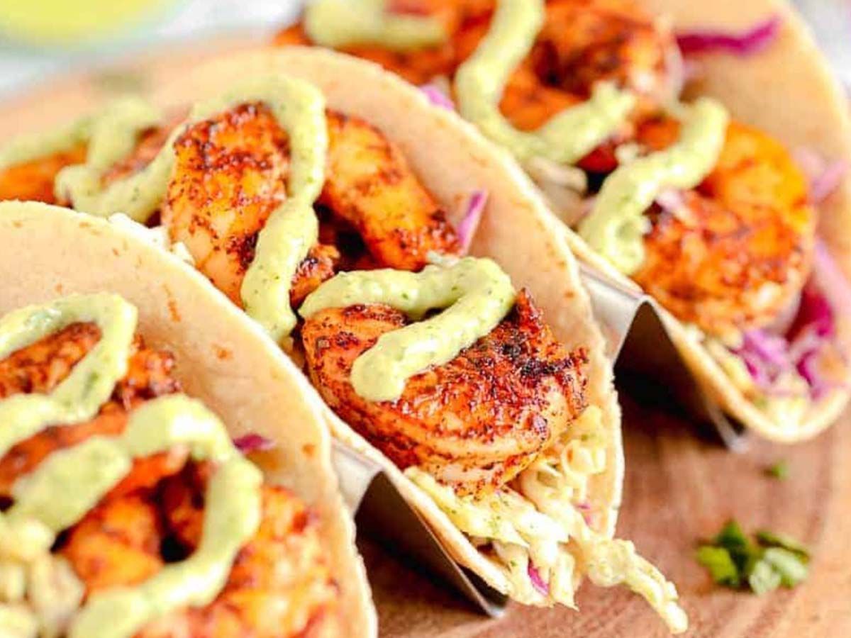Shrimp tacos