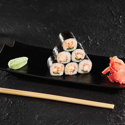 Shrimp tempura with cheese Hoso 6pics