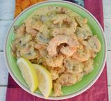 Shrimp With Sepia Casserole