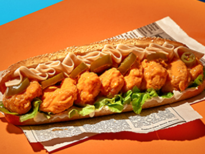 Shrimp Panic Sandwich