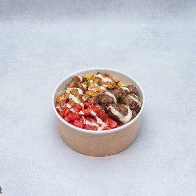 Rice With Kofta And Shish Meal