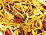 Singapore Noodles With Beef