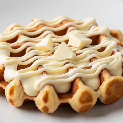 Single White Chocolate Waffle