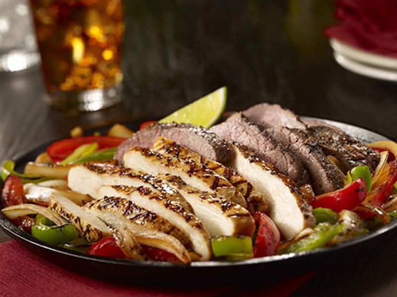 Sizzling Beef & Chicken