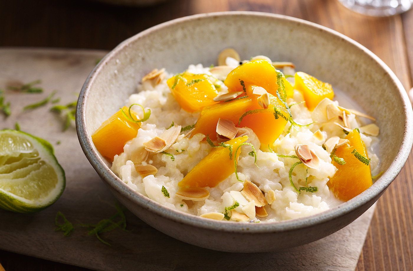 Mango Rice Pudding