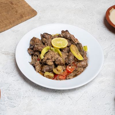 طبق كبدة دجاج