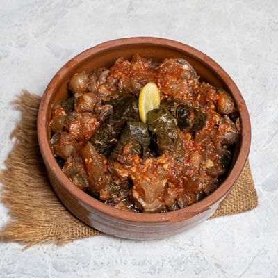 ورق عنب مع مفاصل.