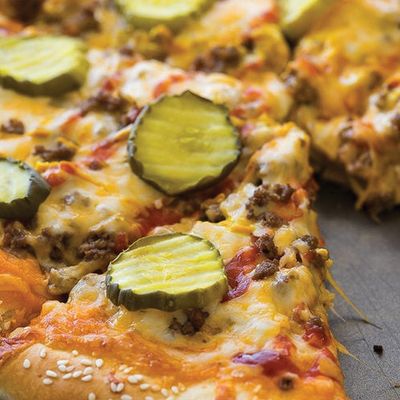 Small Texas Burger Pizza