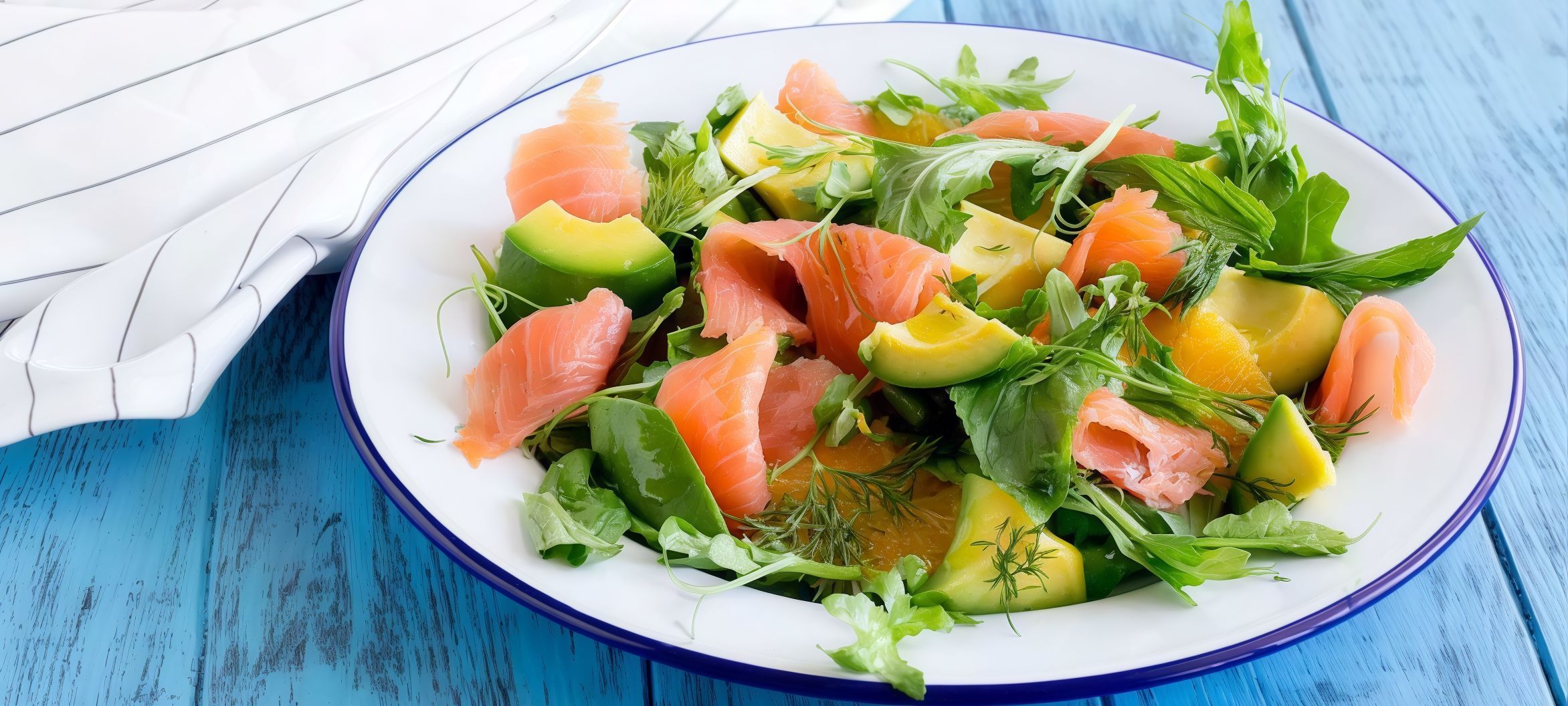 Smoke Salmon With Avocado