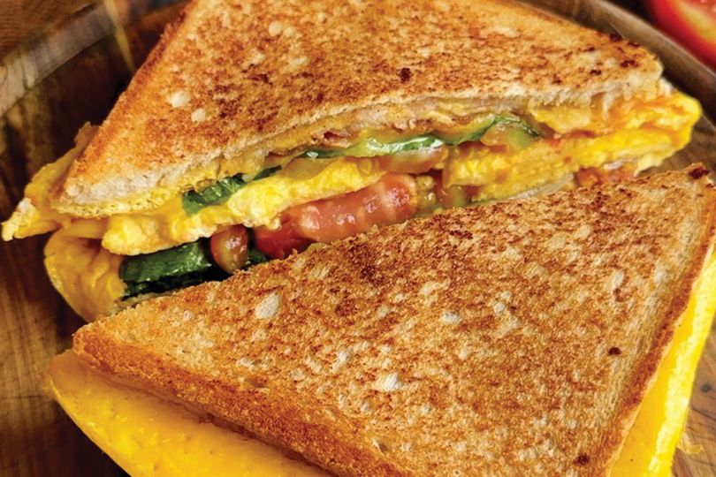 Smoked Kiri Omelet
