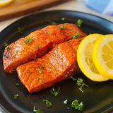 Grilled Salmon Fillet Platter