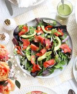 Carpaccio Salmon Salad