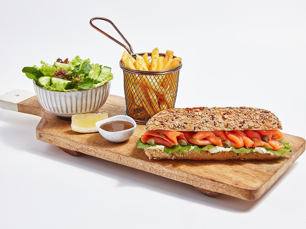 Smoked Salmon Sandwich