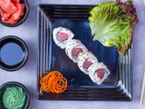Smoked salmon roll