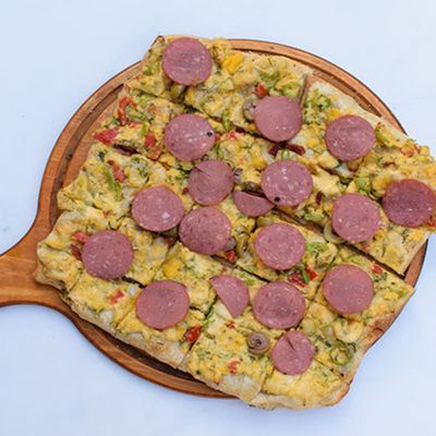 Oriental Smoked Sausage Pizza