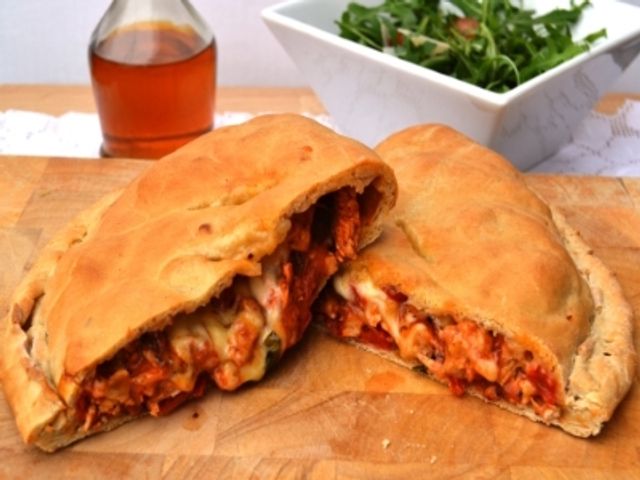 Crispy Chicken Calzone